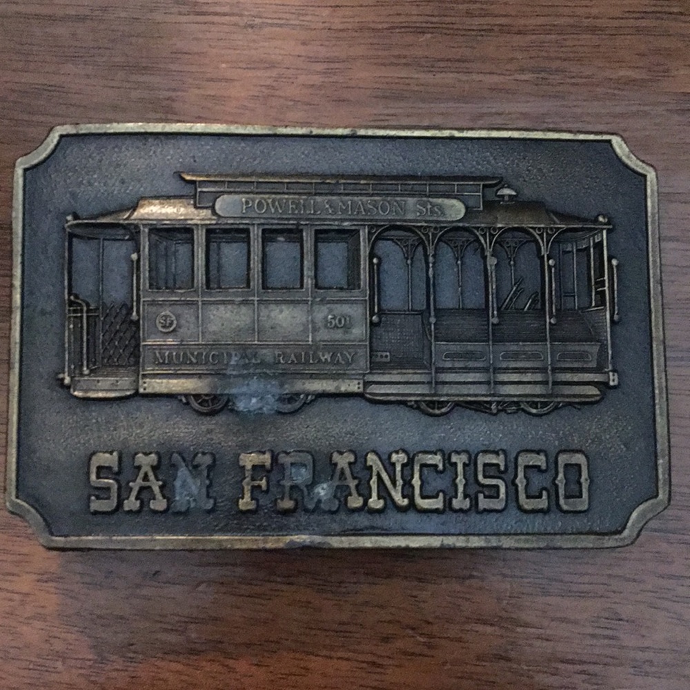 Vintage San Francisco belt buckle
